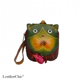  Large Size Animal Purse AP 313.4 Cat with Mouse
