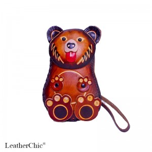  Large Size Coin Purse CP 119.5 Grizzly Bear