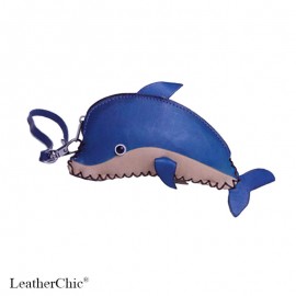  Large Size Coin Purse CP 125 Dolphin
