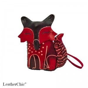  Large Size Coin Purse CP 131 Fox