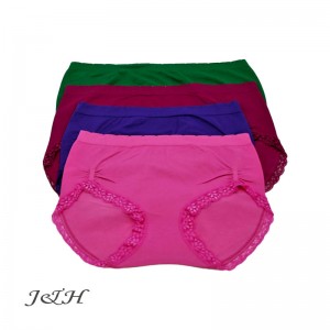 Pack of 6 Seamless Lace Short 3427-3 PK 1 (2 Wine Red, 2 Pink Purple, 1 Modena,1 Emerald)