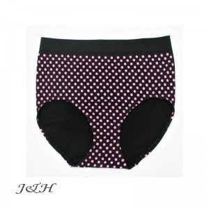 Pack of 6 Seamless Dot Short 3440 PK 1 (3 Black, 3 Wine Red)