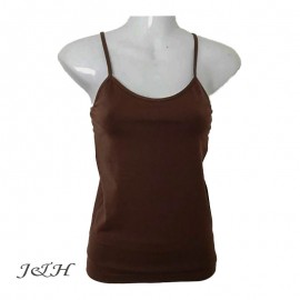Pack of 3 Seamless Camisole 4324 PK 1 (2 Black, 1 Chocolate )