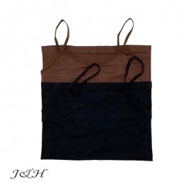 Pack of 3 Seamless Camisole 4324 PK 1 (2 Black, 1 Chocolate )