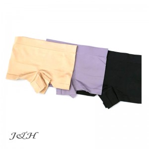 Pack of 6 Seamless Boyshorts 5244-1 PK 1 (2 Black, 2 Nude, 2 Purple)