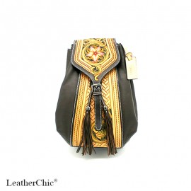 Hand Carved Backpack HB 904.1