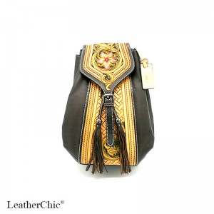 Hand Carved Backpack HB 904.1