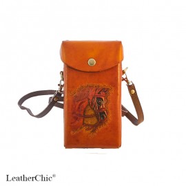 Hand Carved Cross-body Bag Horse HB 07.1