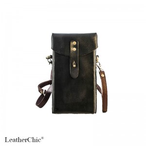 Hand Carved Cross-body Bag Plain Color HBP 01