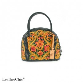 Hand Carved Large Size Handbag  HB 804